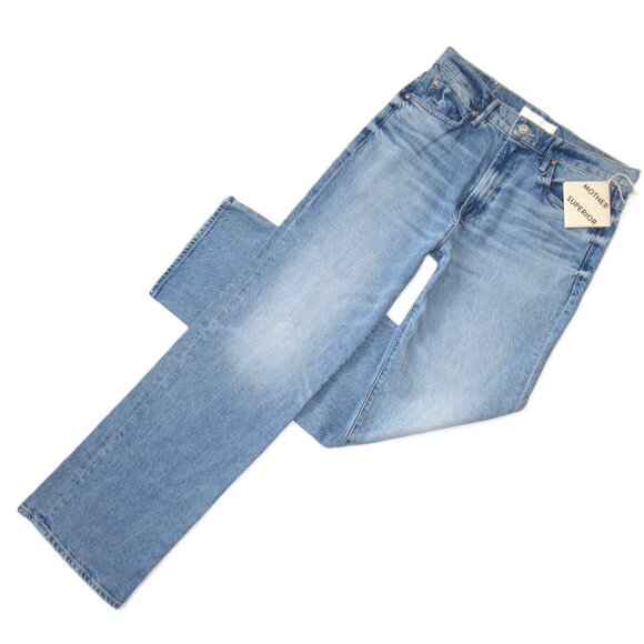 NWT Mother The Kick It in Never Let Go High-Rise Straight Leg Jeans 31 - Picture 5 of 11